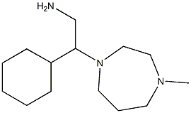 2-cyclohexyl-2-(4-methyl-1,4-diazepan-1-yl)ethan-1-amine Structure