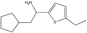 2-cyclopentyl-1-(5-ethylthiophen-2-yl)ethan-1-amine 구조식 이미지