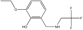 2-ethoxy-6-{[(2,2,2-trifluoroethyl)amino]methyl}phenol 구조식 이미지