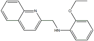 2-ethoxy-N-(quinolin-2-ylmethyl)aniline Structure