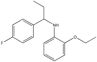 2-ethoxy-N-[1-(4-fluorophenyl)propyl]aniline Structure