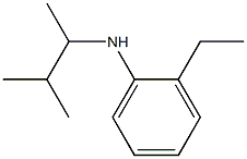 2-ethyl-N-(3-methylbutan-2-yl)aniline 구조식 이미지