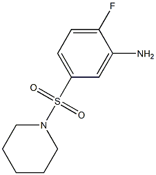 2-fluoro-5-(piperidine-1-sulfonyl)aniline 구조식 이미지