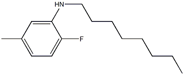 2-fluoro-5-methyl-N-octylaniline 구조식 이미지