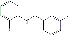 2-fluoro-N-[(3-methylphenyl)methyl]aniline 구조식 이미지