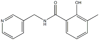 2-hydroxy-3-methyl-N-(pyridin-3-ylmethyl)benzamide Structure