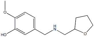 2-methoxy-5-{[(oxolan-2-ylmethyl)amino]methyl}phenol 구조식 이미지