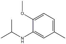 2-methoxy-5-methyl-N-(propan-2-yl)aniline 구조식 이미지