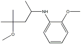 2-methoxy-N-(4-methoxy-4-methylpentan-2-yl)aniline Structure