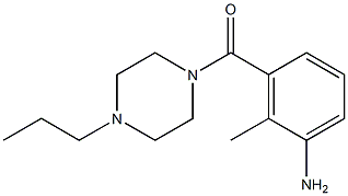 2-methyl-3-[(4-propylpiperazin-1-yl)carbonyl]aniline Structure