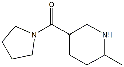 2-methyl-5-(pyrrolidin-1-ylcarbonyl)piperidine Structure