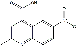 2-methyl-6-nitroquinoline-4-carboxylic acid Structure