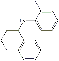 2-methyl-N-(1-phenylbutyl)aniline Structure
