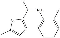 2-methyl-N-[1-(5-methylthiophen-2-yl)ethyl]aniline 구조식 이미지