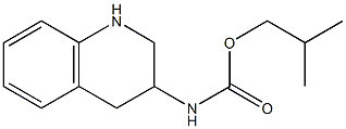 2-methylpropyl N-(1,2,3,4-tetrahydroquinolin-3-yl)carbamate Structure