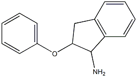 2-phenoxy-2,3-dihydro-1H-inden-1-ylamine Structure