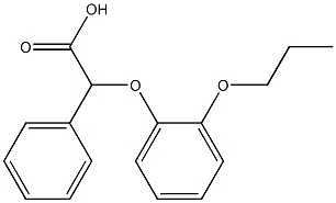 2-phenyl-2-(2-propoxyphenoxy)acetic acid Structure