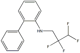 2-phenyl-N-(2,2,3,3-tetrafluoropropyl)aniline Structure