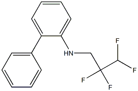 2-phenyl-N-(2,2,3,3-tetrafluoropropyl)aniline 구조식 이미지