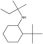2-tert-butyl-N-(2-methylbutan-2-yl)cyclohexan-1-amine 구조식 이미지