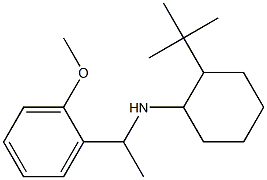 2-tert-butyl-N-[1-(2-methoxyphenyl)ethyl]cyclohexan-1-amine Structure