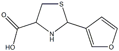 2-tetrahydrofuran-3-yl-1,3-thiazolidine-4-carboxylic acid Structure