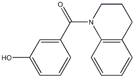 3-(1,2,3,4-tetrahydroquinolin-1-ylcarbonyl)phenol 구조식 이미지