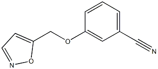 3-(1,2-oxazol-5-ylmethoxy)benzonitrile Structure