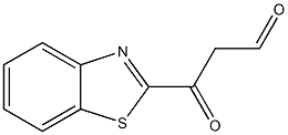 3-(1,3-benzothiazol-2-yl)-3-oxopropanal Structure