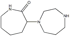 3-(1,4-diazepan-1-yl)azepan-2-one Structure