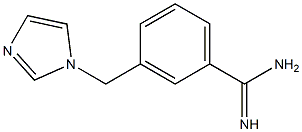 3-(1H-imidazol-1-ylmethyl)benzenecarboximidamide 구조식 이미지