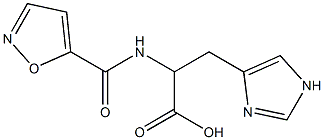 3-(1H-imidazol-4-yl)-2-(1,2-oxazol-5-ylformamido)propanoic acid 구조식 이미지