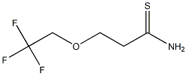 3-(2,2,2-trifluoroethoxy)propanethioamide Structure