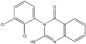 3-(2,3-dichlorophenyl)-2-sulfanyl-3,4-dihydroquinazolin-4-one Structure