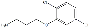 3-(2,5-dichlorophenoxy)propan-1-amine 구조식 이미지
