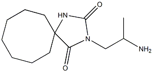 3-(2-aminopropyl)-1,3-diazaspiro[4.7]dodecane-2,4-dione 구조식 이미지