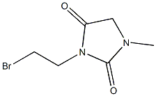 3-(2-bromoethyl)-1-methylimidazolidine-2,4-dione Structure