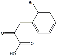 3-(2-bromophenyl)-2-oxopropanoic acid Structure