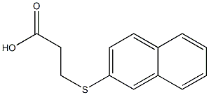 3-(2-naphthylthio)propanoic acid 구조식 이미지