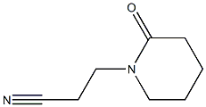 3-(2-oxopiperidin-1-yl)propanenitrile 구조식 이미지