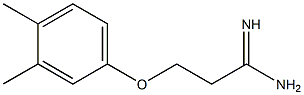 3-(3,4-dimethylphenoxy)propanimidamide Structure