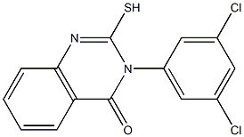 3-(3,5-dichlorophenyl)-2-sulfanyl-3,4-dihydroquinazolin-4-one Structure