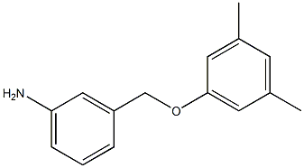 3-(3,5-dimethylphenoxymethyl)aniline Structure