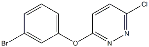 3-(3-bromophenoxy)-6-chloropyridazine Structure