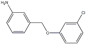 3-(3-chlorophenoxymethyl)aniline 구조식 이미지