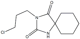 3-(3-chloropropyl)-1,3-diazaspiro[4.5]decane-2,4-dione Structure