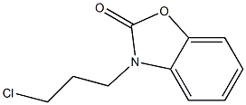 3-(3-chloropropyl)-2,3-dihydro-1,3-benzoxazol-2-one Structure