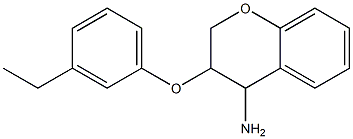 3-(3-ethylphenoxy)-3,4-dihydro-2H-1-benzopyran-4-amine 구조식 이미지