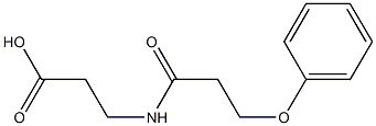 3-(3-phenoxypropanamido)propanoic acid Structure