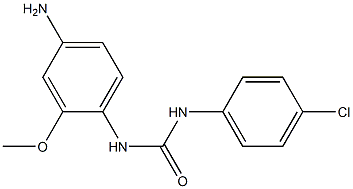 3-(4-amino-2-methoxyphenyl)-1-(4-chlorophenyl)urea 구조식 이미지